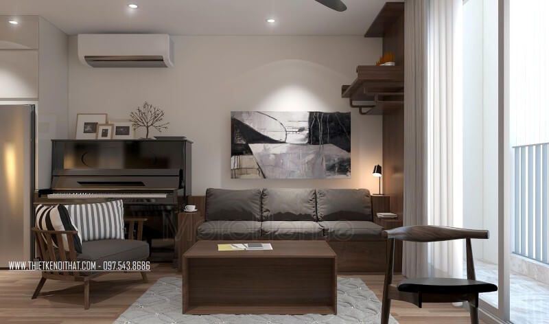 Để tạo nên sự sang trọng cho phòng khách chung cư, cần trang trí nội thất bằng một chiếc sofa văng hiện đại.